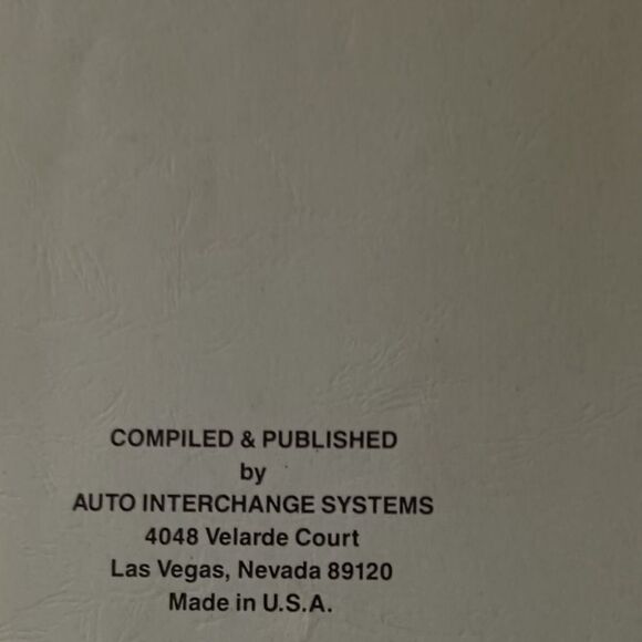 Auto Interchange Systems Booklet 1950-65 General Motors Interchange Manual Vtg.  - Picture 2 of 16